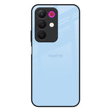 Pastel Sky Blue Realme 15x 5G Glass Back Cover Online