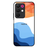 Wavy Color Pattern Realme 15x 5G Glass Back Cover Online