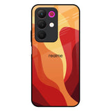 Magma Color Pattern Realme 15x 5G Glass Back Cover Online