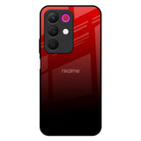 Maroon Faded Realme 15x 5G Glass Back Cover Online