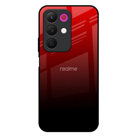 Maroon Faded Realme 15x 5G Glass Back Cover Online