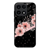 Floral Black Band OnePlus 15 5G Glass Back Cover Online