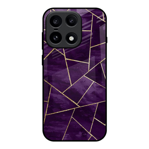 Geometric Purple OnePlus 15 5G Glass Back Cover Online