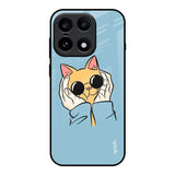 Adorable Cute Kitty OnePlus 15 5G Glass Back Cover Online