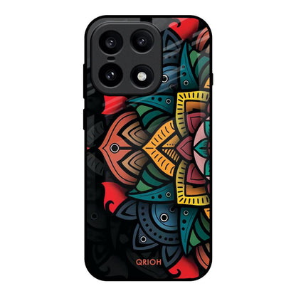 Retro Gorgeous Flower OnePlus 15 5G Glass Back Cover Online
