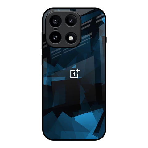 Polygonal Blue Box OnePlus 15 5G Glass Back Cover Online