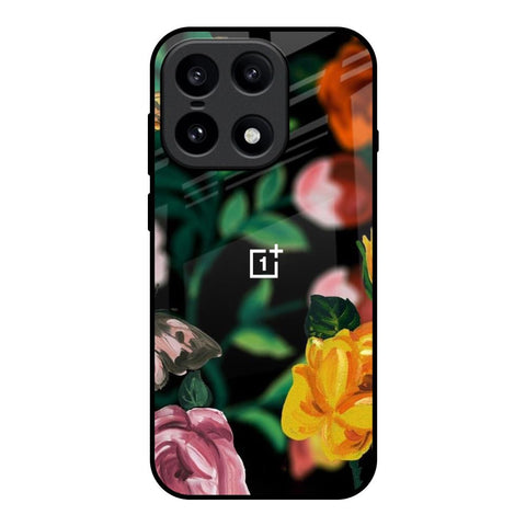 Flowers & Butterfly OnePlus 15 5G Glass Back Cover Online