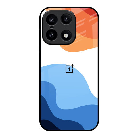 Wavy Color Pattern OnePlus 15 5G Glass Back Cover Online