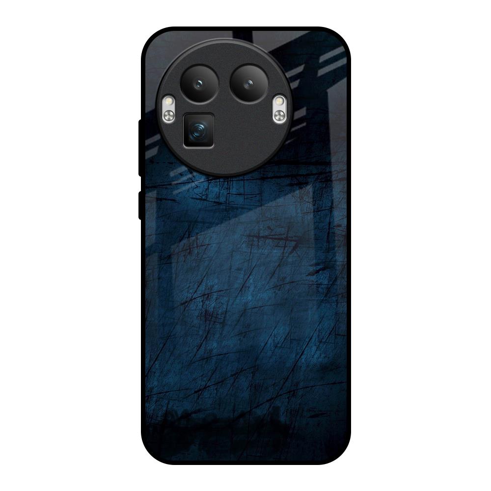 Dark Blue Grunge Realme GT8 Pro 5G Glass Back Cover Online