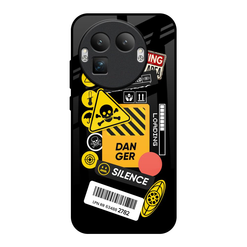 Danger Signs Realme GT8 Pro 5G Glass Back Cover Online