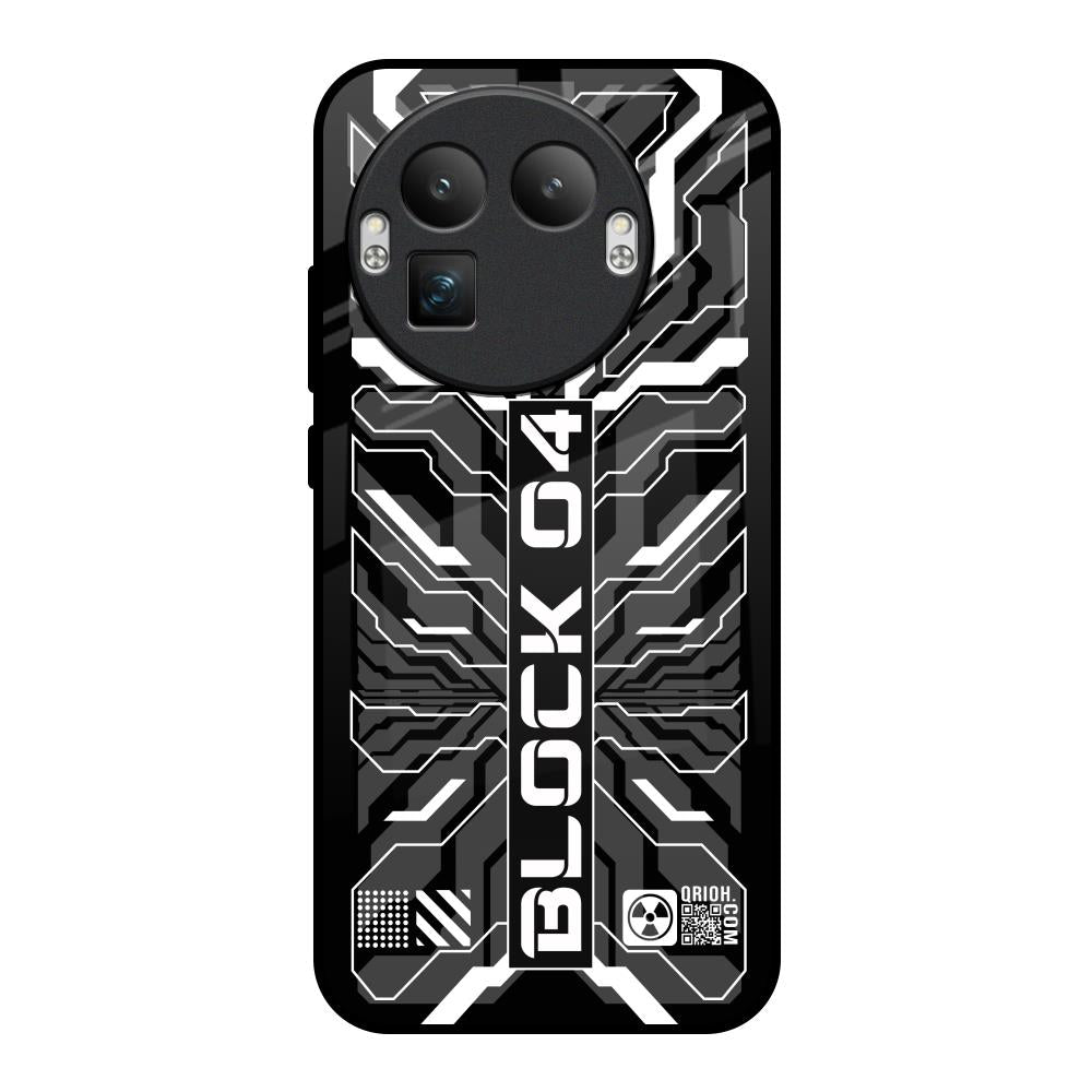 Monochrome Magic Realme GT8 Pro 5G Glass Back Cover Online