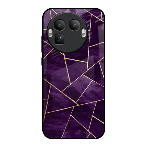 Geometric Purple Realme GT8 Pro 5G Glass Back Cover Online