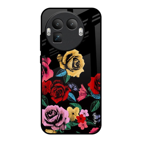 Floral Decorative Realme GT8 Pro 5G Glass Back Cover Online