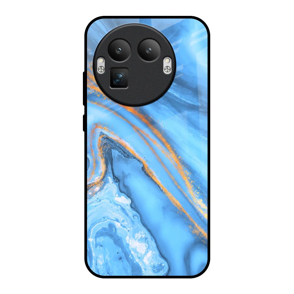 Vibrant Blue Marble Realme GT8 Pro 5G Glass Back Cover Online