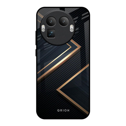 Sleek Golden & Navy Realme GT8 Pro 5G Glass Back Cover Online