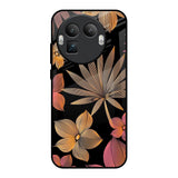 Lines Pattern Flowers Realme GT8 Pro 5G Glass Back Cover Online