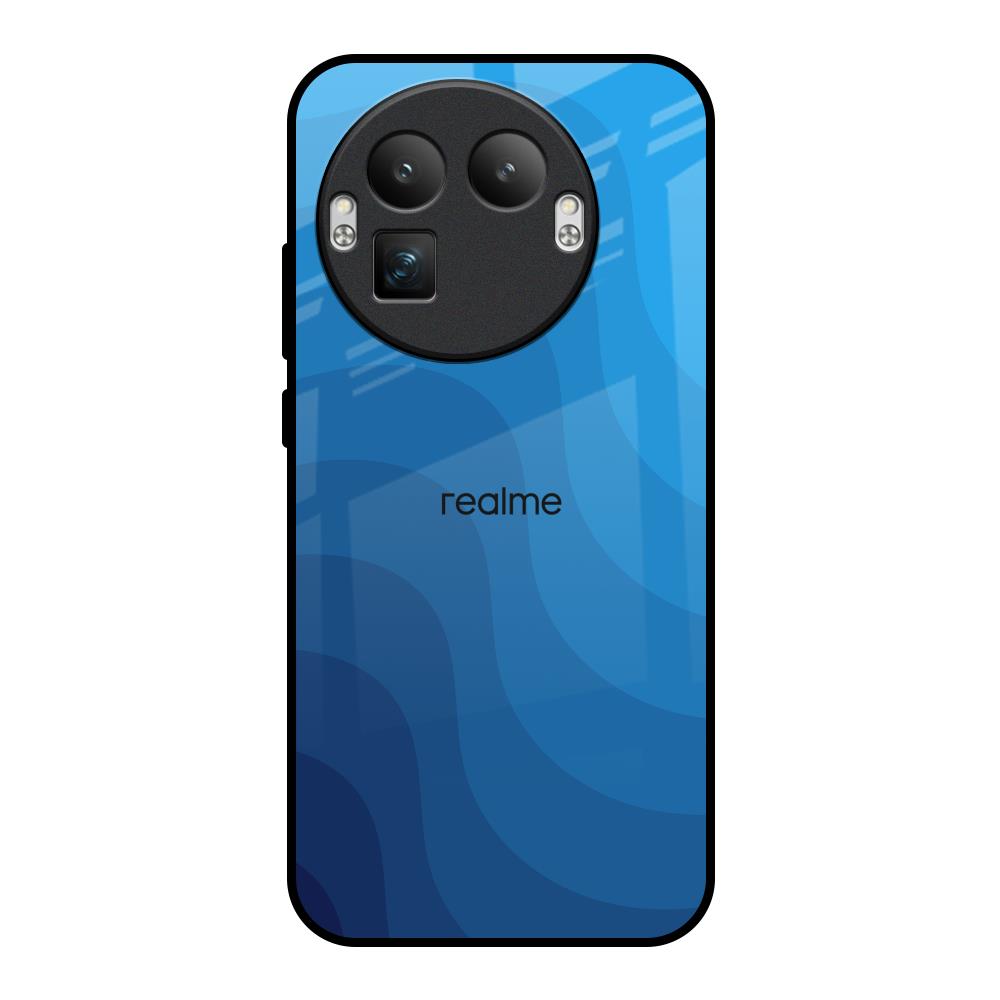 Blue Wave Abstract Realme GT8 Pro 5G Glass Back Cover Online