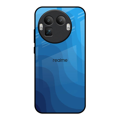 Blue Wave Abstract Realme GT8 Pro 5G Glass Back Cover Online