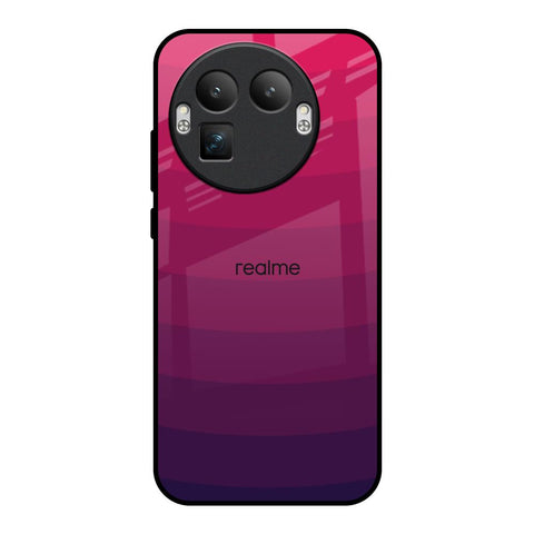 Wavy Pink Pattern Realme GT8 Pro 5G Glass Back Cover Online