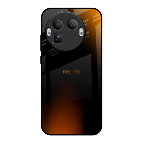 Orange Black Fusion Realme GT8 Pro 5G Glass Back Cover Online