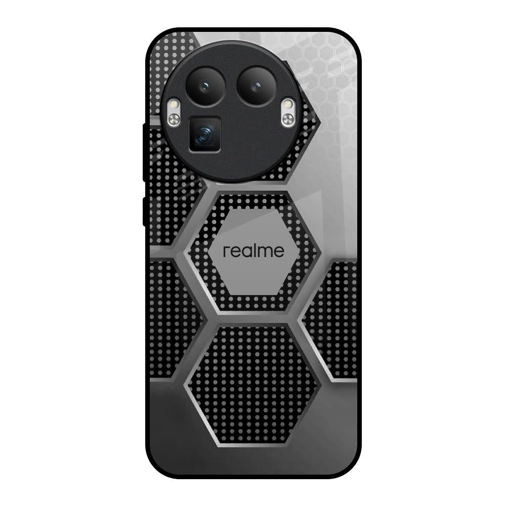 Hexagon Style Realme GT8 Pro 5G Glass Back Cover Online