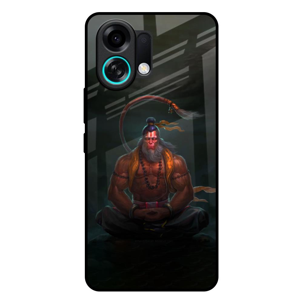 Lord Hanuman Animated Oppo K13 Turbo 5G Glass Back Cover Online