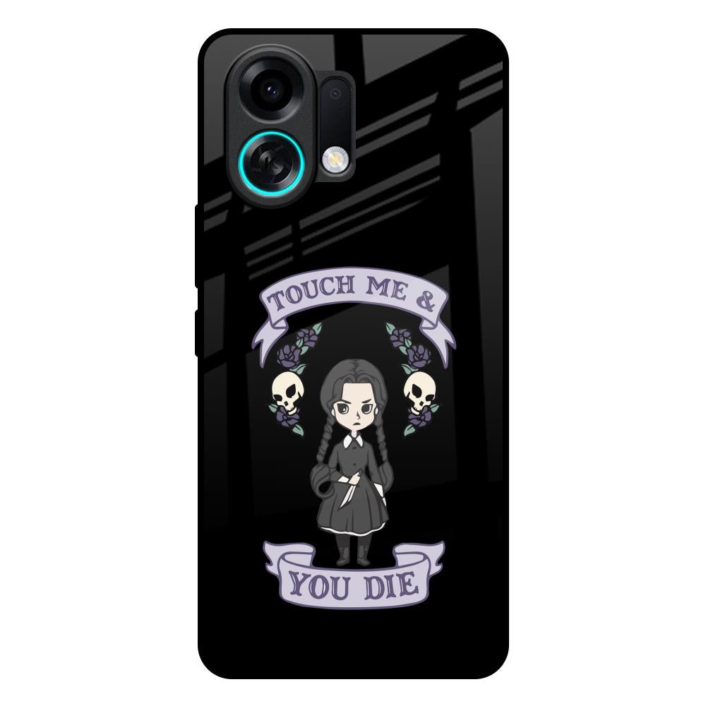 Touch Me & You Die Oppo K13 Turbo 5G Glass Back Cover Online