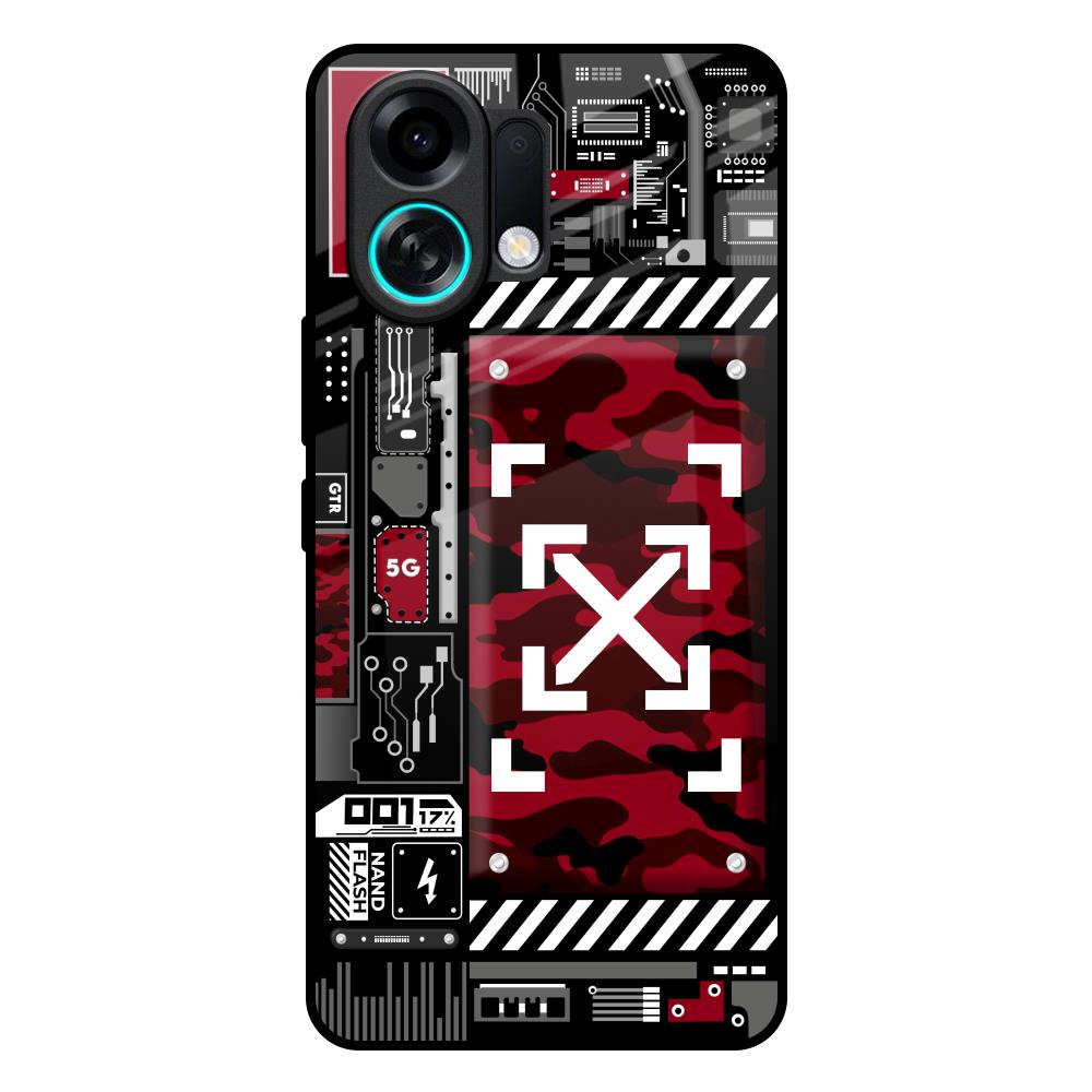Technology Art Oppo K13 Turbo 5G Glass Back Cover Online