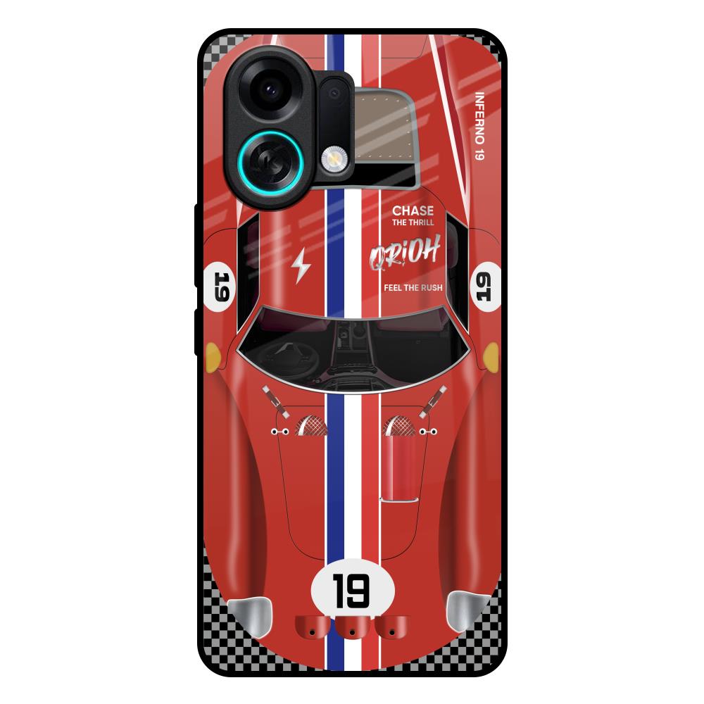 Racing Vintage Oppo K13 Turbo 5G Glass Back Cover Online