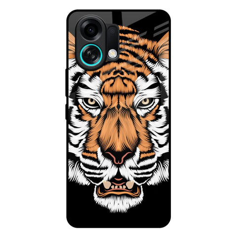 Angry Tiger Oppo K13 Turbo 5G Glass Back Cover Online