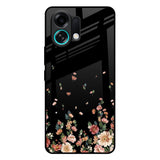 Floating Floral Print Oppo K13 Turbo 5G Glass Back Cover Online
