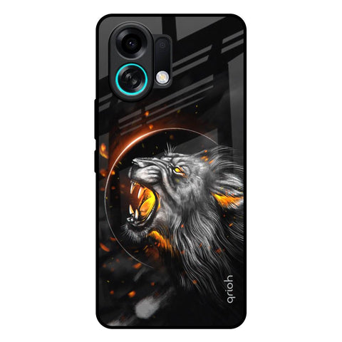 Aggressive Lion Oppo K13 Turbo 5G Glass Back Cover Online