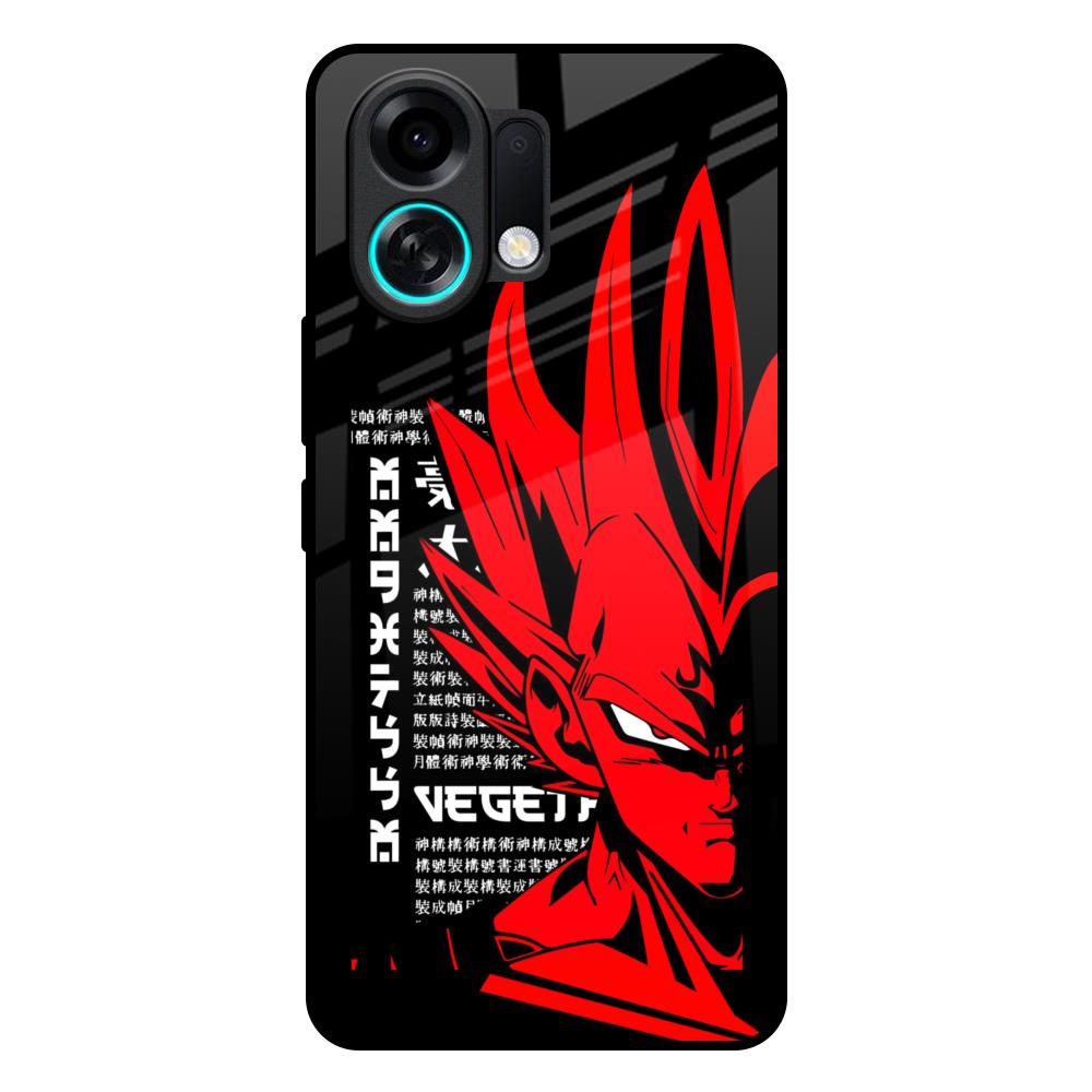 Red Vegeta Oppo K13 Turbo 5G Glass Back Cover Online