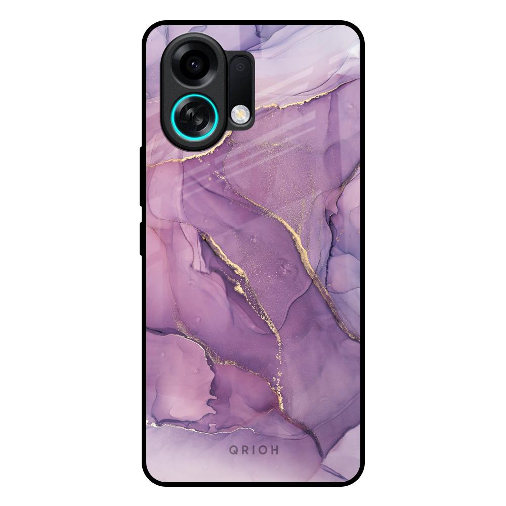 Purple Gold Marble Oppo K13 Turbo 5G Glass Back Cover Online
