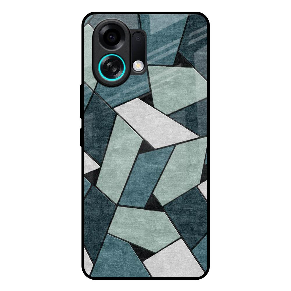 Abstact Tiles Oppo K13 Turbo 5G Glass Back Cover Online