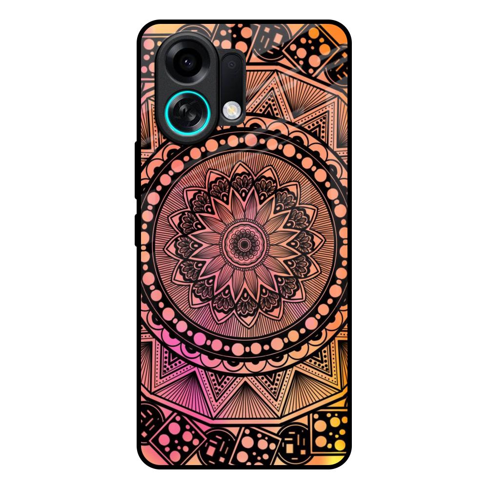 Floral Mandala Oppo K13 Turbo 5G Glass Back Cover Online