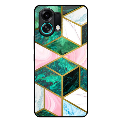 Seamless Green Marble Oppo K13 Turbo 5G Glass Back Cover Online