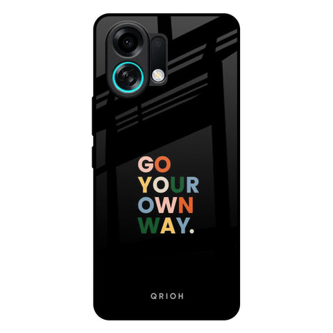 Go Your Own Way Oppo K13 Turbo 5G Glass Back Cover Online