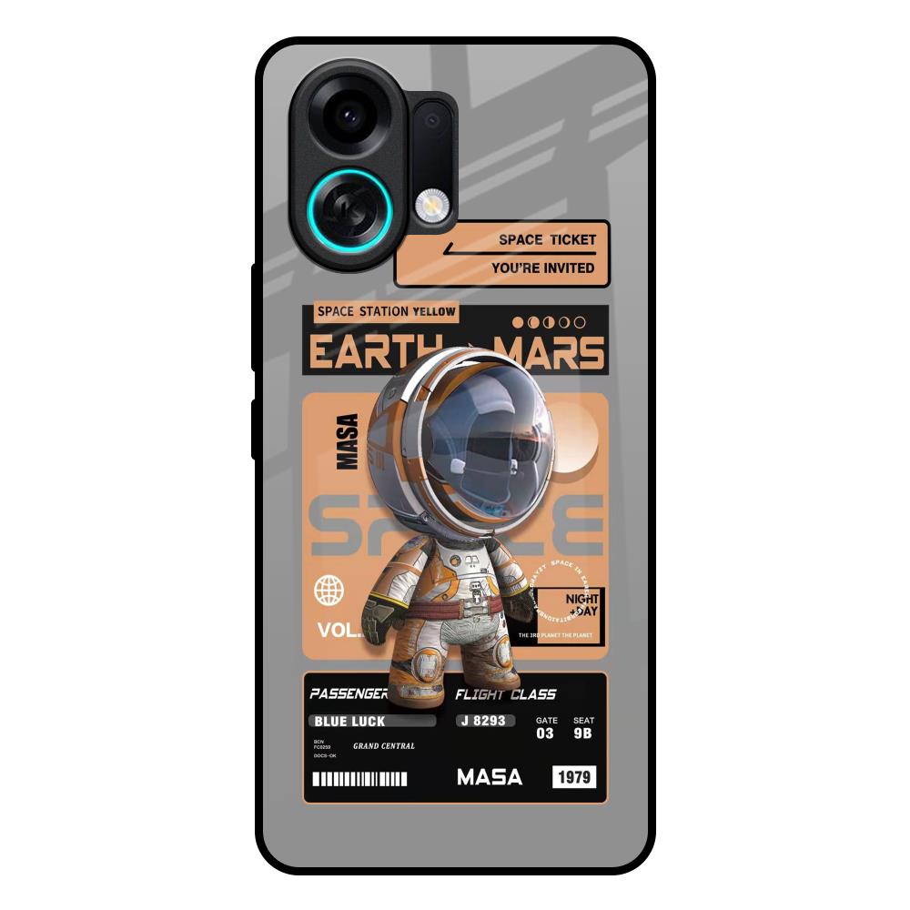 Space Ticket Oppo K13 Turbo 5G Glass Back Cover Online