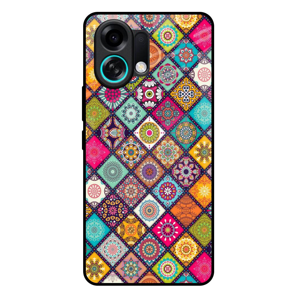 Multicolor Mandala Oppo K13 Turbo 5G Glass Back Cover Online