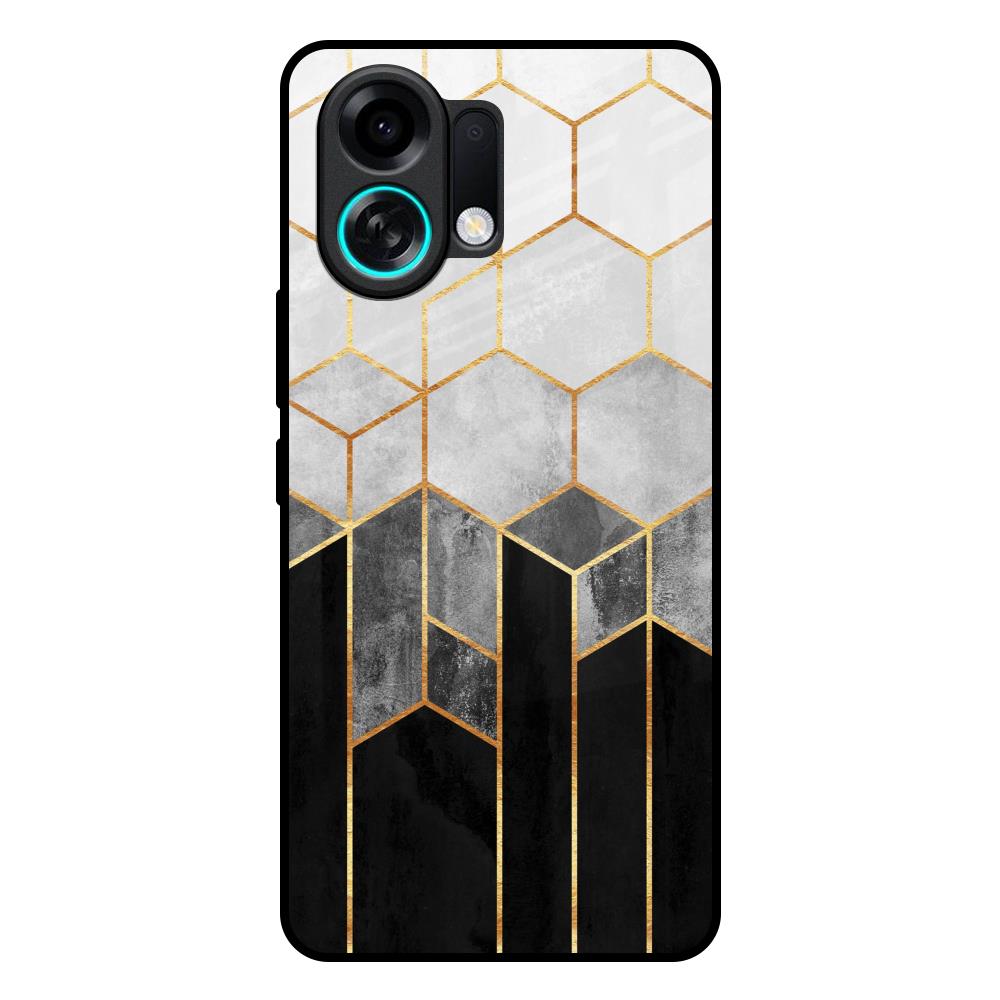 Tricolor Pattern Oppo K13 Turbo 5G Glass Back Cover Online