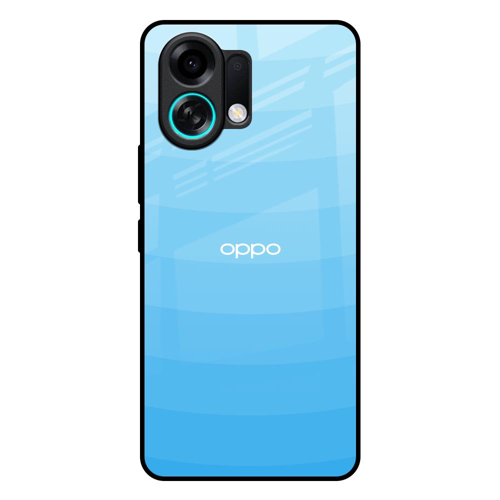 Wavy Blue Pattern Oppo K13 Turbo 5G Glass Back Cover Online
