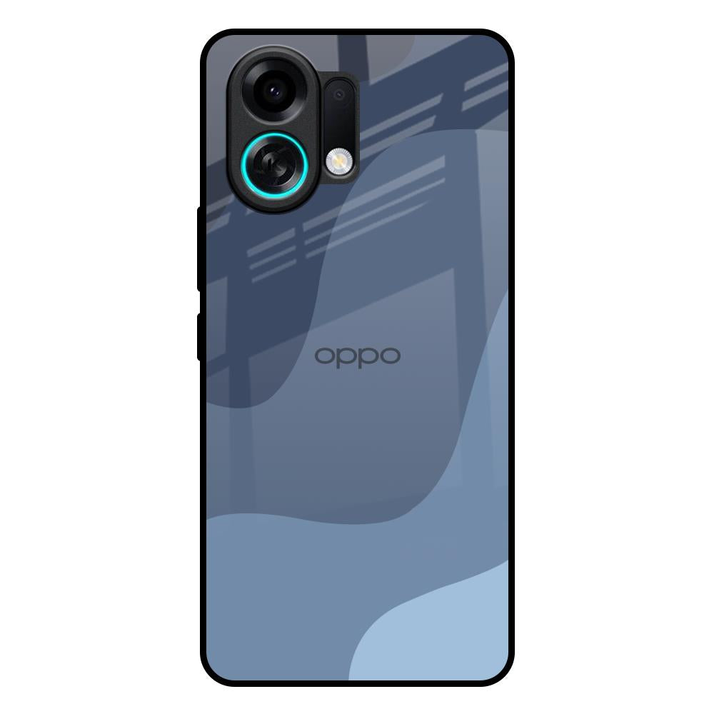 Navy Blue Ombre Oppo K13 Turbo 5G Glass Back Cover Online