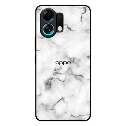 Satin White Marble Oppo K13 Turbo 5G Glass Back Cover Online
