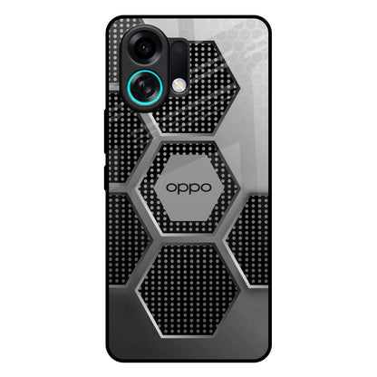 Hexagon Style Oppo K13 Turbo 5G Glass Back Cover Online