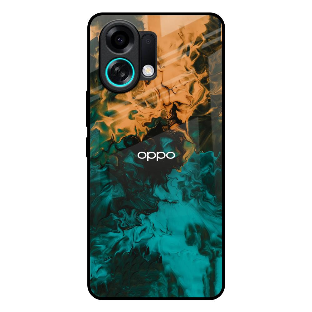 Watercolor Wave Oppo K13 Turbo 5G Glass Back Cover Online