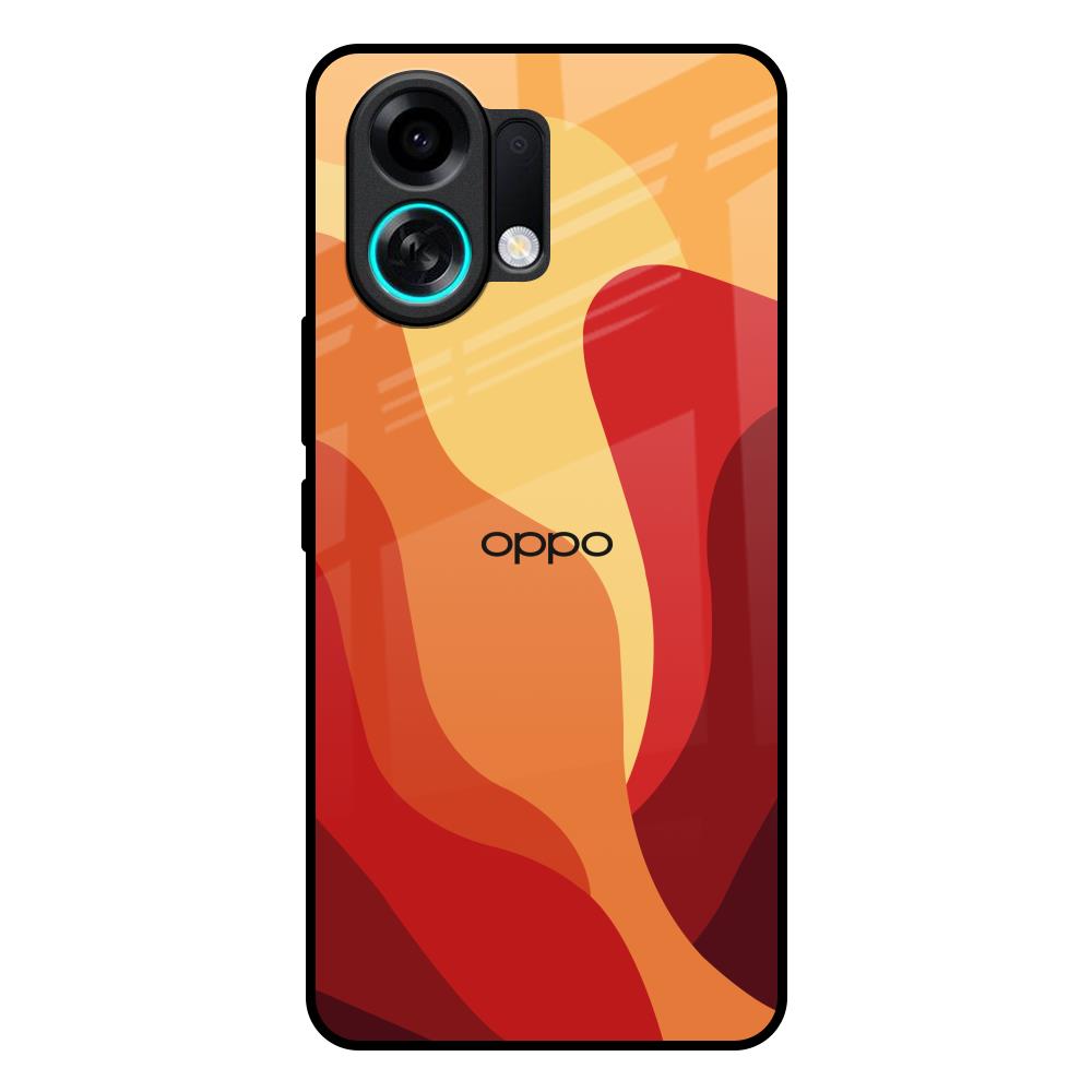 Magma Color Pattern Oppo K13 Turbo 5G Glass Back Cover Online
