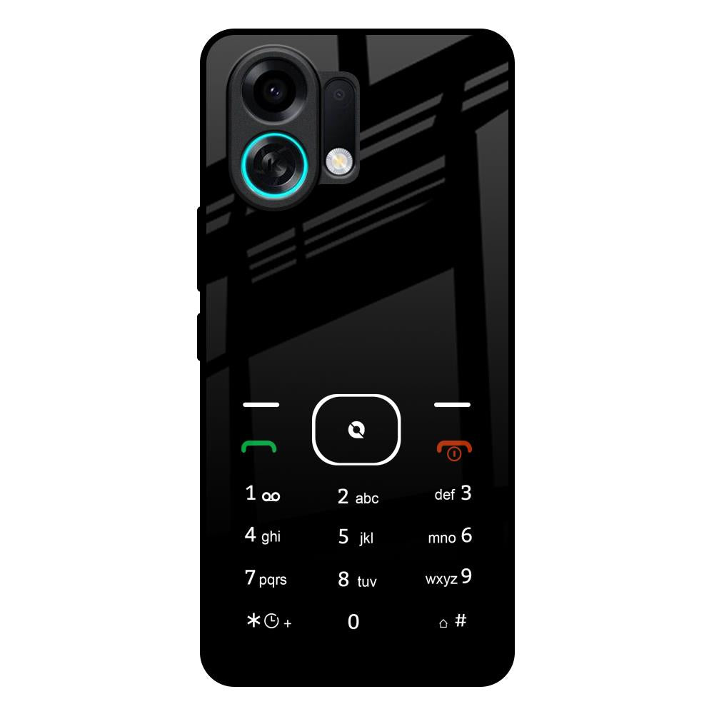 Classic Keypad Pattern Oppo K13 Turbo Pro 5G Glass Back Cover Online