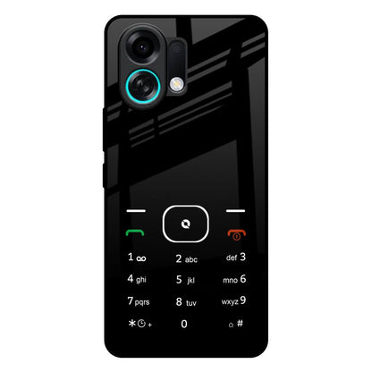Classic Keypad Pattern Oppo K13 Turbo Pro 5G Glass Back Cover Online