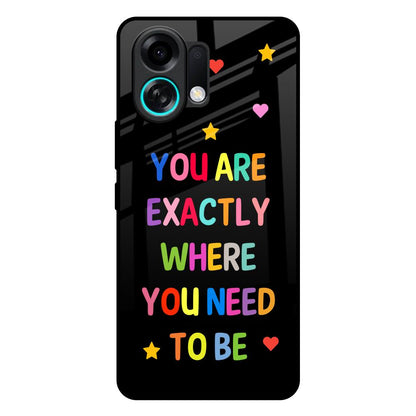 Magical Words Oppo K13 Turbo Pro 5G Glass Back Cover Online